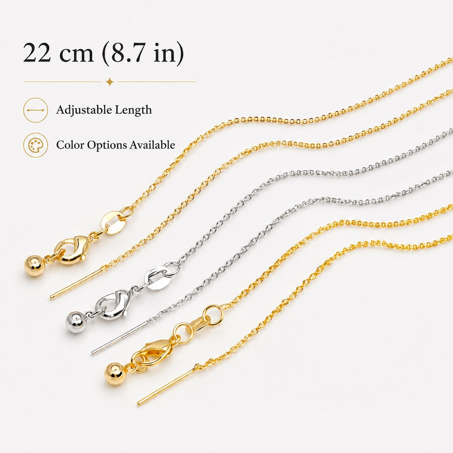 Adjustable 22cm bracelet length with gold and silver titanium steel finish options